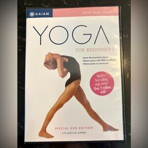 GAIAM Yoga for Beginners DVD - NWOT Condition